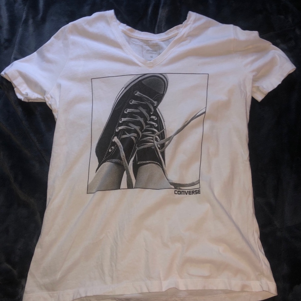 NWOT Converse white t-shirt
